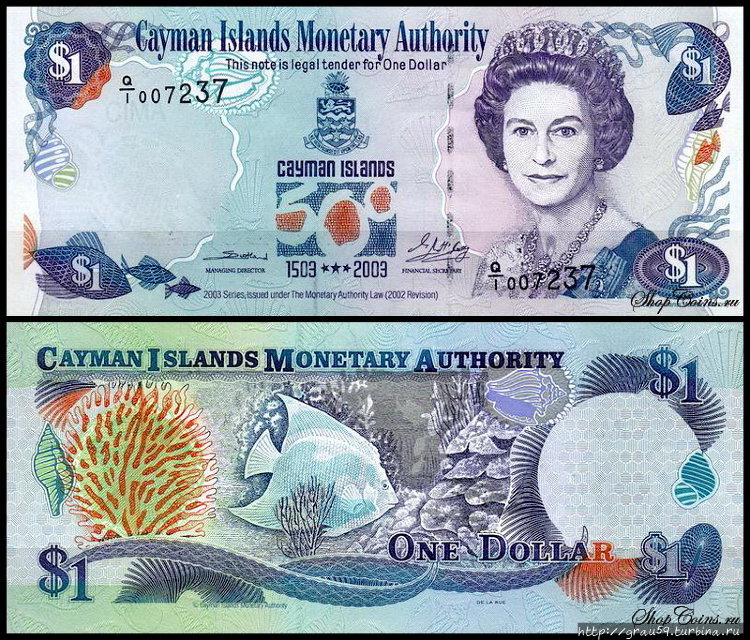Доллар Каймановых островов Каймановы острова