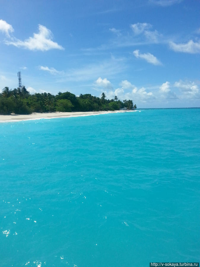 50 оттенков синего Мальдивские острова