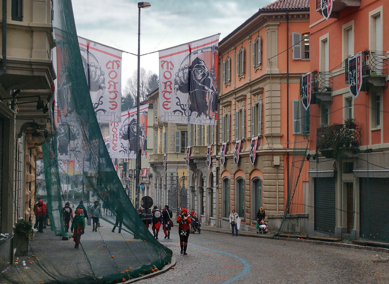 Ивреа перед боем Ивреа, Италия