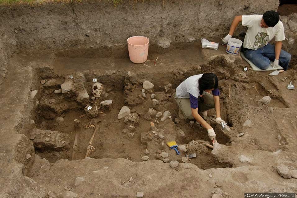 Археологические раскопки в Мехико. Из интернета Мехико, Мексика