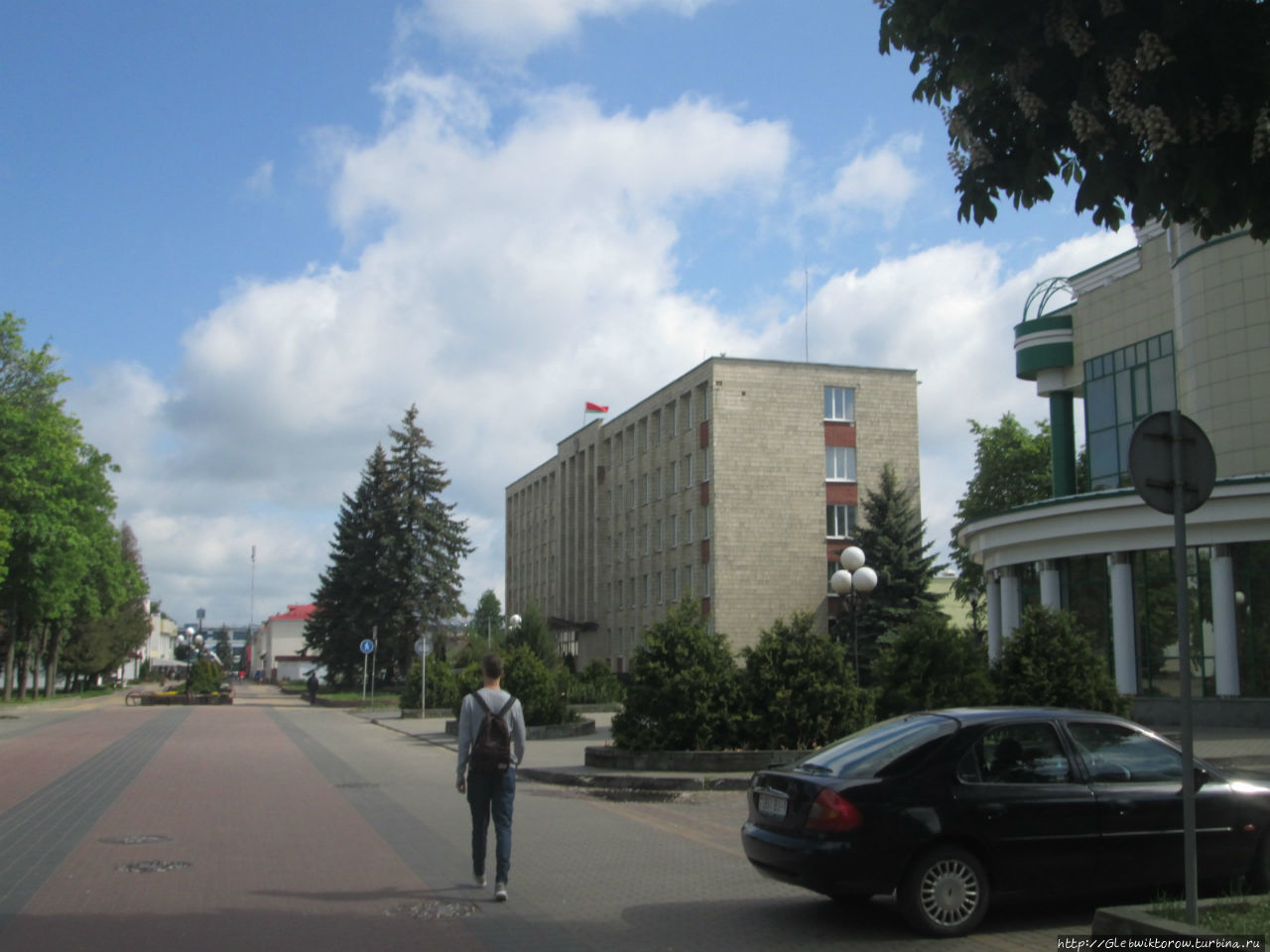 Прогулка от автостанции до музея Кобрин, Беларусь