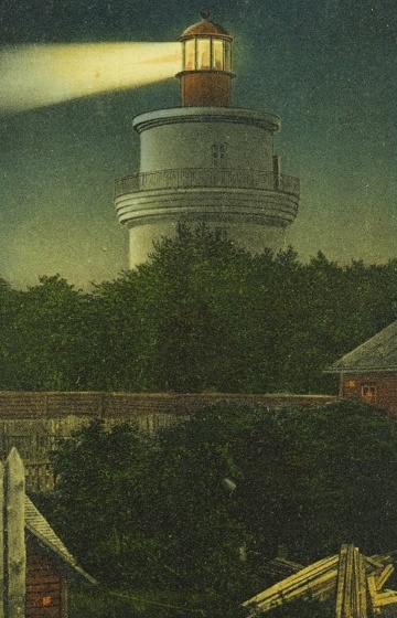 Маяк на открытке 1910-го года. Фото с сайта http://www.etts.ee Нарва-Йыэсуу, Эстония