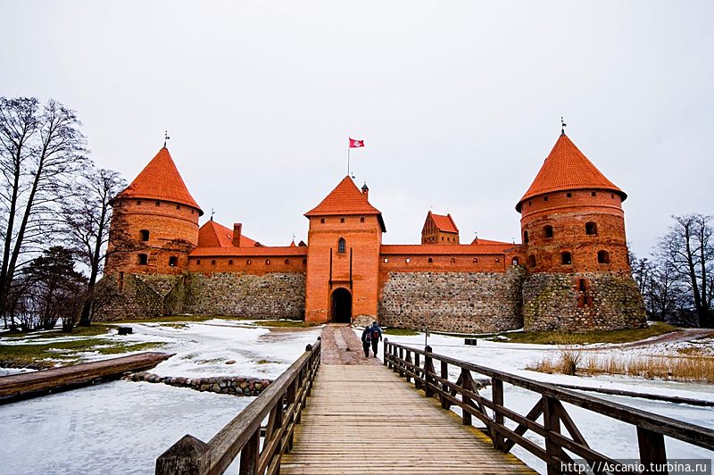 Прогулка по зимнему Тракаю Тракай, Литва