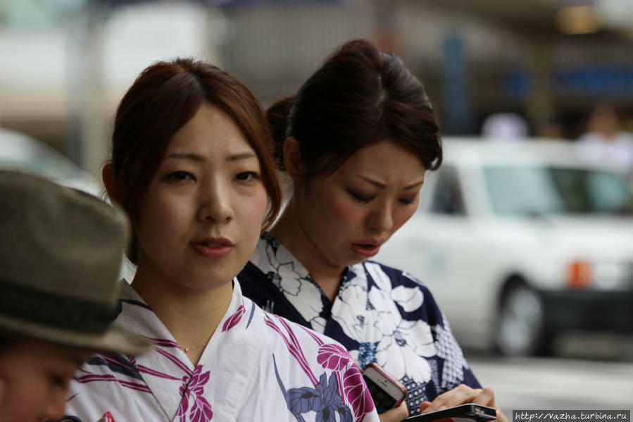 Люди в Киото Киото, Япония