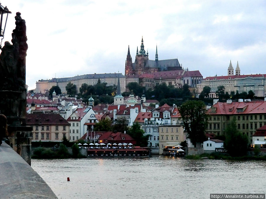 Вид с Карлова Моста Прага, Чехия