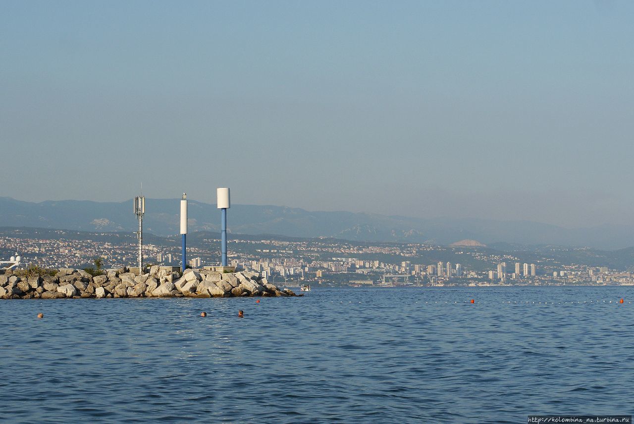 Первое знакомство с Хорватией. Бодрящее море Ičići Ичици, Хорватия