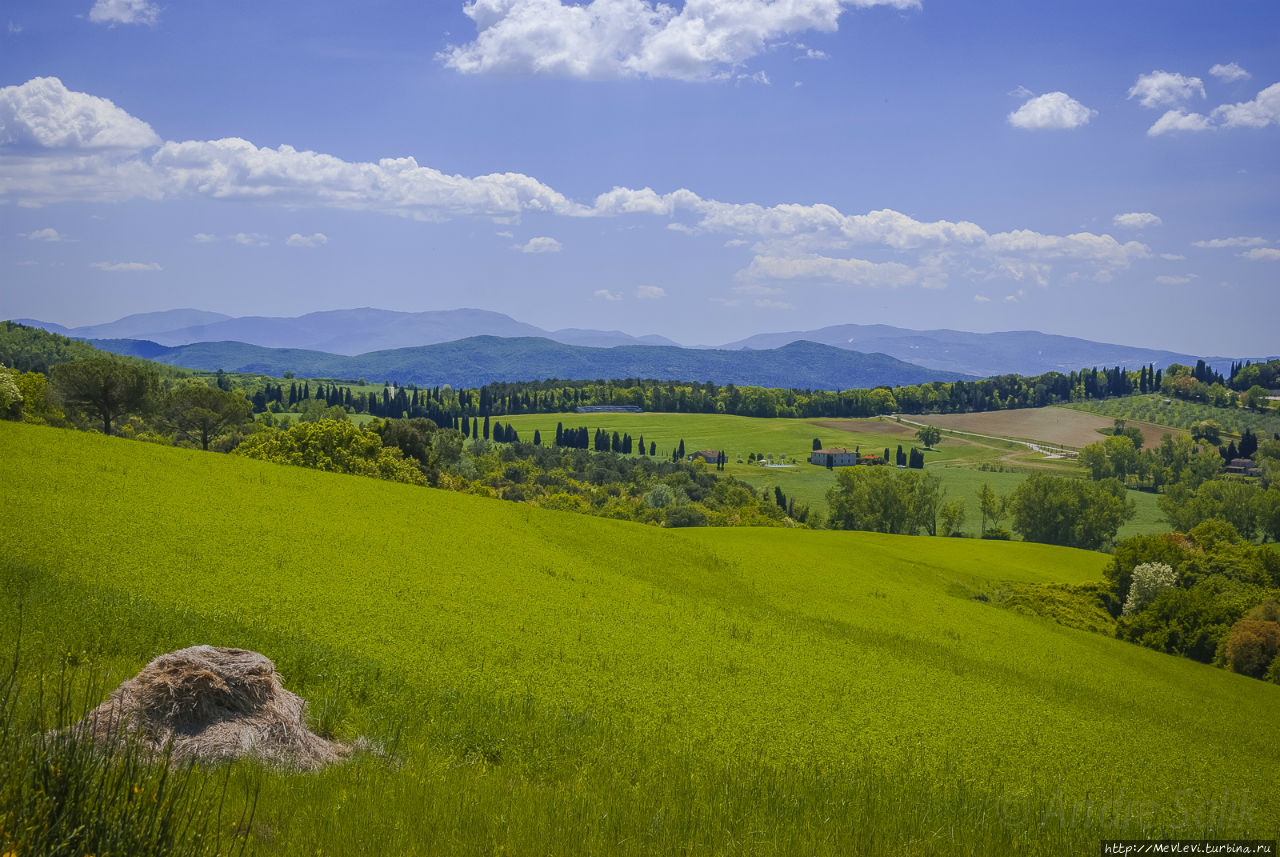 Окрестности San Gimignano Сан-Джиминьяно, Италия