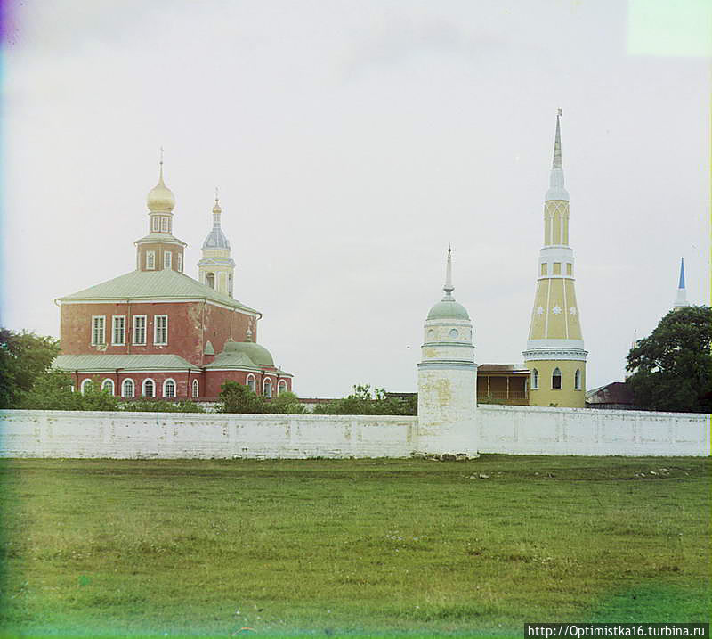 Коломна. 1912. Голутвинский монастырь с северо-востока Россия