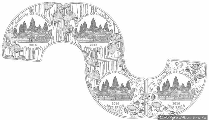 Монеты-пазлы. Часть 1 Сингапур (город-государство)