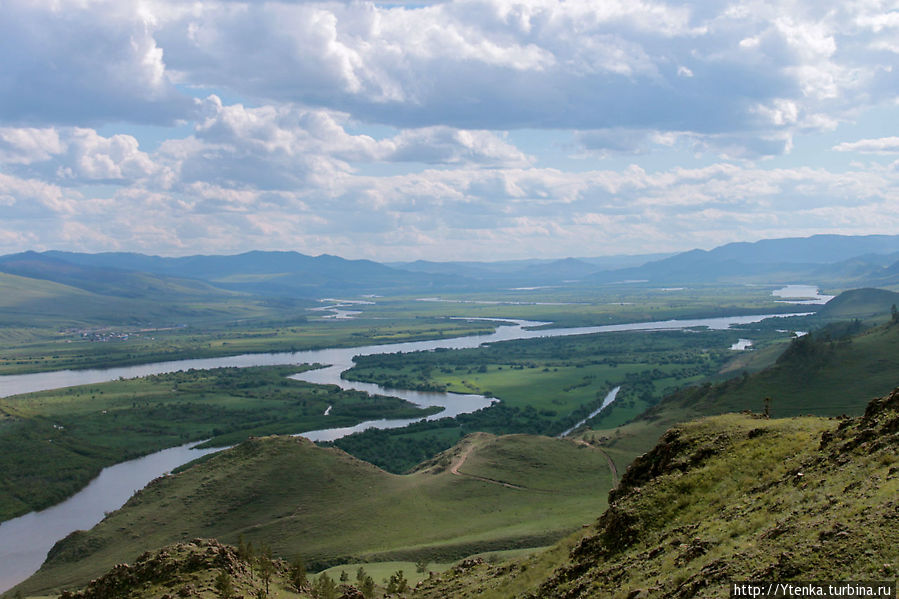 р. Селенга, Тологое, гора с оленями. Бурятия, Россия