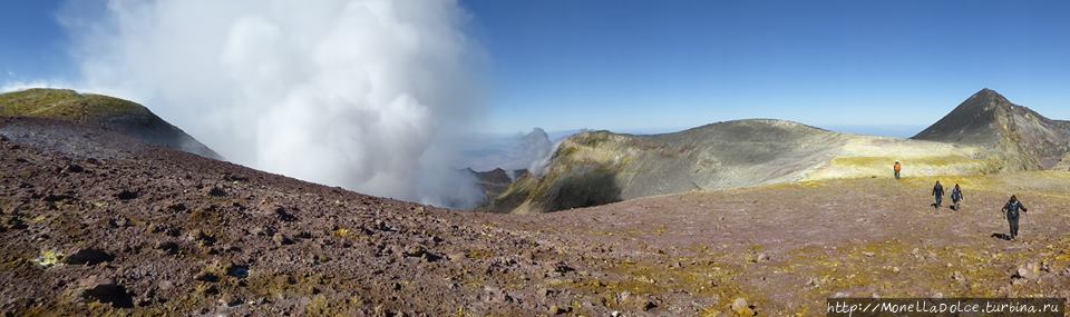 Национальный парк вулкан Etna: кратеры, гроты... Вулкан Этна Национальный Парк (3350м), Италия