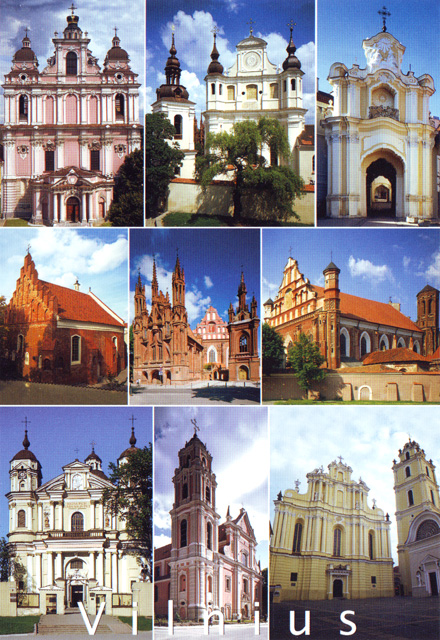 Вильнюс. Открытка Вильнюс, Литва