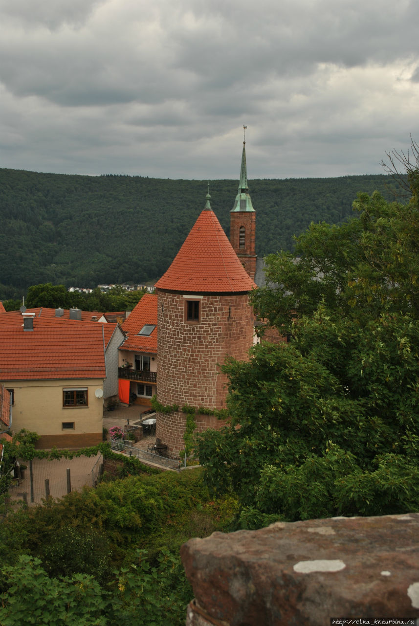 Еще одна романтическая руина — крепость Дильсберг Гейдельберг, Германия