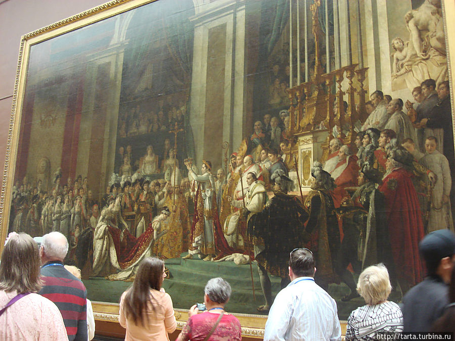 Коронация Наполеона I работы Жака-Луи Давида Париж, Франция