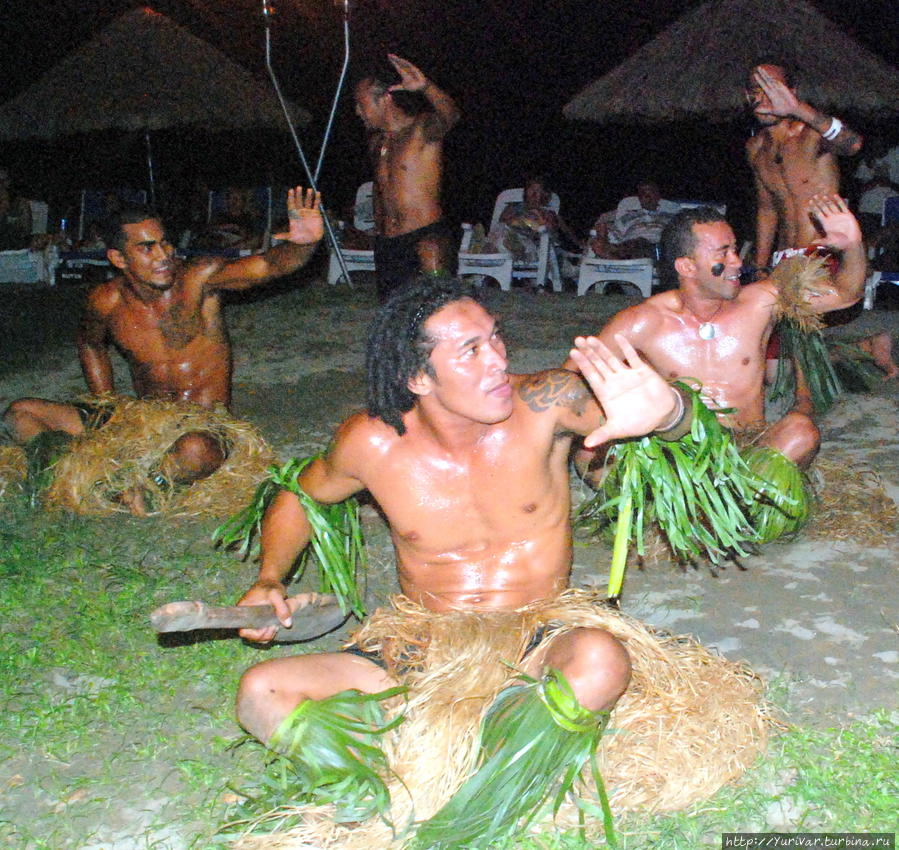 Танец Мекке малагу — танец воинов Остров Дравака, Фиджи