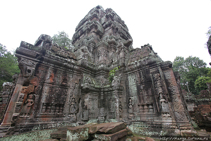 Северо-восточный фасад центральной башни храм Та Сом. Фото из интернета