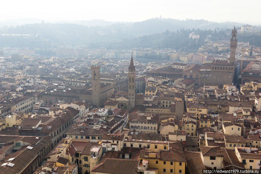 Флоренция с купола Санта Мария дель Фьоре Флоренция, Италия
