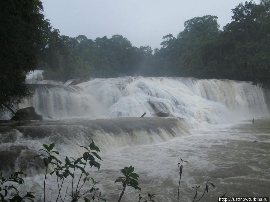 Водопады Misol Ha и Aqua Azul в штате Чьяпас, Мексика Мисоль-Ха водопад, Мексика