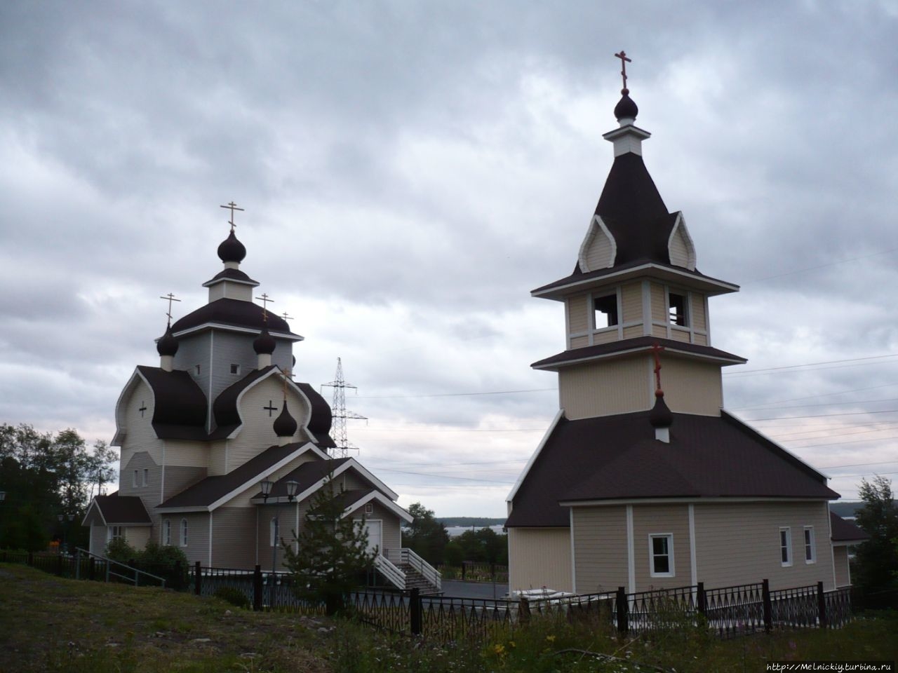 Старинный город на берегу Онеги Кондопога, Россия