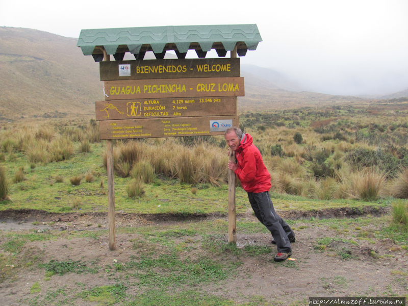 вулкан Пичинча / Pichincha volcano