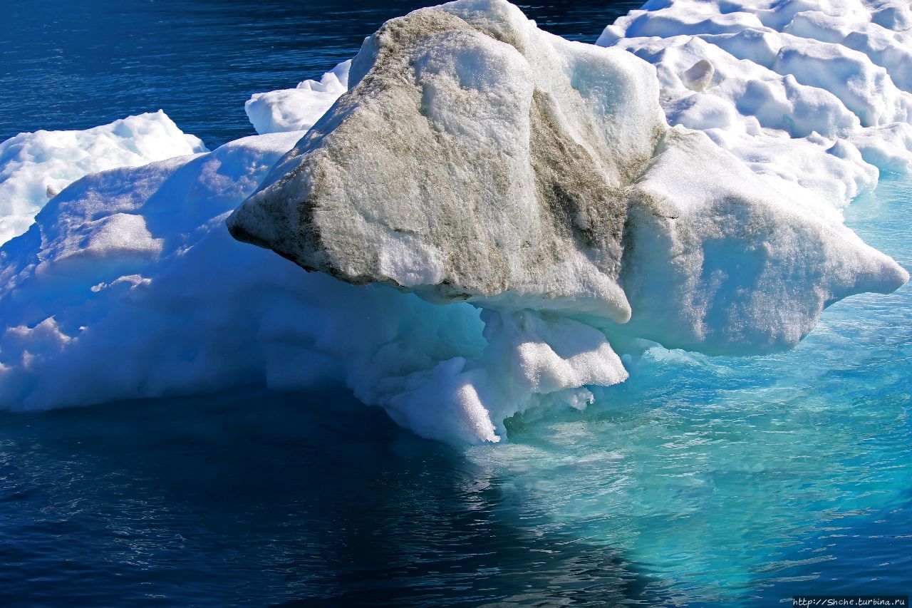 А-а, в Арктике айсберги такой вышины (а-а и такой ширины:))