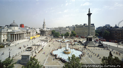 Трафальгарская площадь. Фото из интернета Лондон, Великобритания