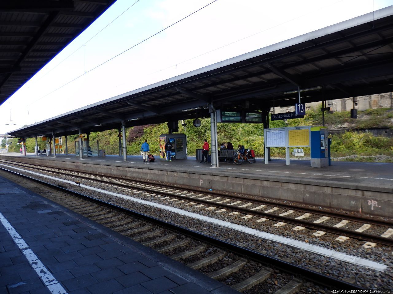 Главный железнодорожный вокзал  Билефельда Билефельд, Германия