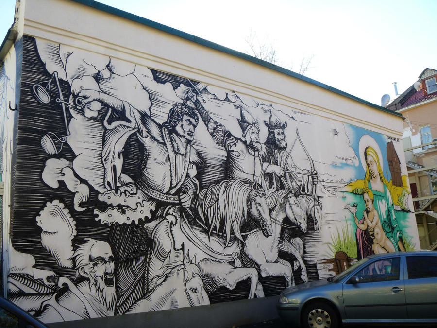 Вариации на тему Дюрера, или портрет граффити в интерьере Москва, Россия