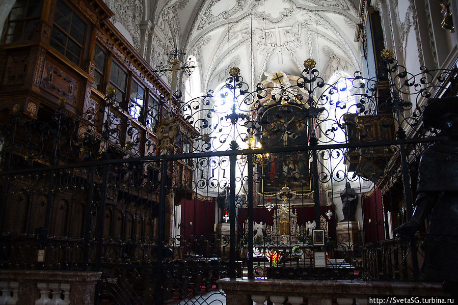 Дворцовая церковь Инсбрук, Австрия
