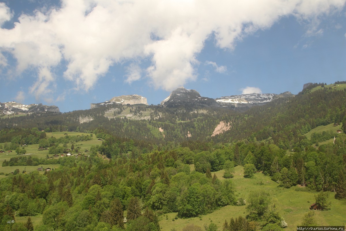 Женева — Ледник (Glacier) 3000, Альпы Женева, Швейцария