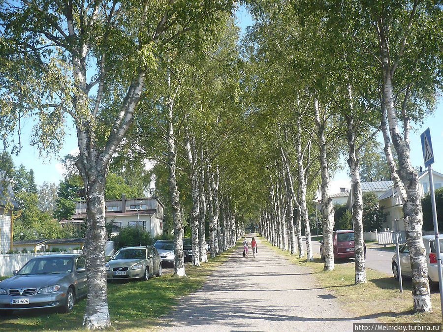 Прогулка по маленькому городку Лохья, Финляндия