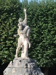 Одна из мифологических скульптур дворцового парка Мирабель.