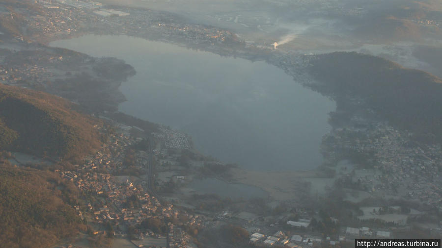 Вид с самолёта Ницца, Франция