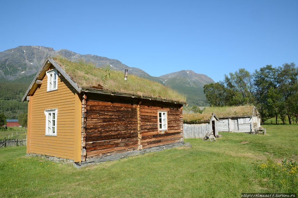 Саамская ферма Холменес, Биртаварре, Северная Норвегия.