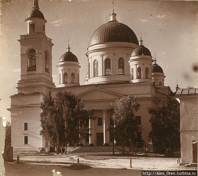 Фото Прокудина-Горского 1910 года. Собор Александра Невского. Екатеринбург, Россия