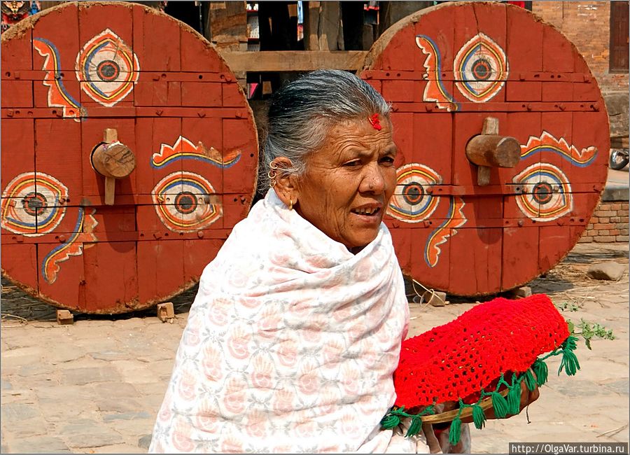 Характерная для Непала символика — всевидящее око Бхактапур, Непал