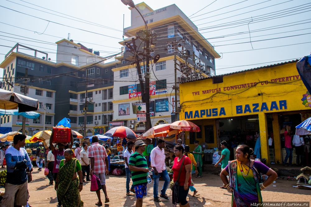 Центральный рынок Мапусы Мапуса, Индия