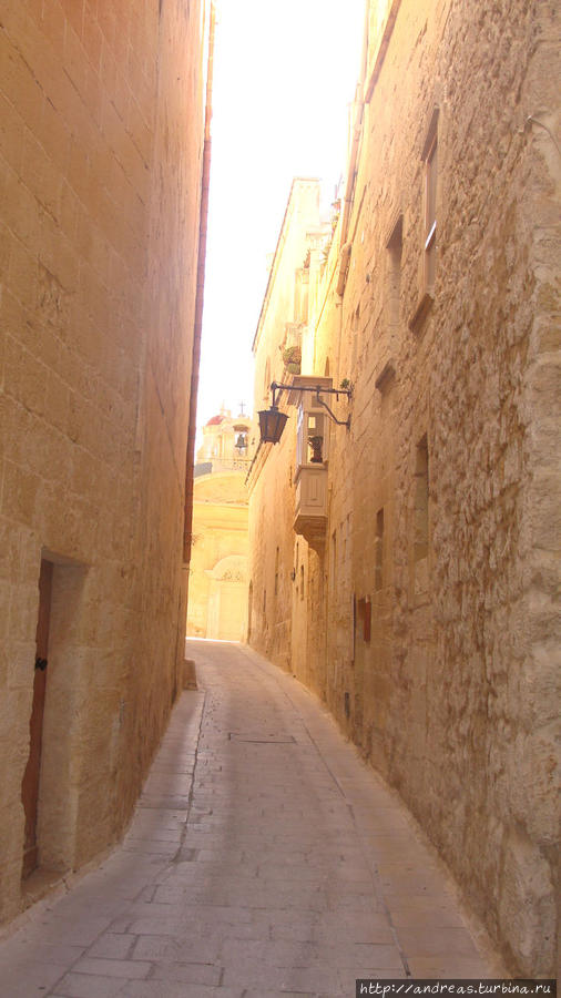 Древние улочки Мдины Мальта