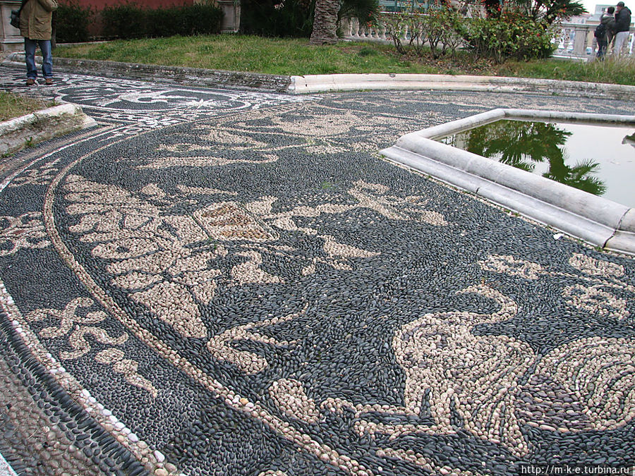 Мозаика террасы