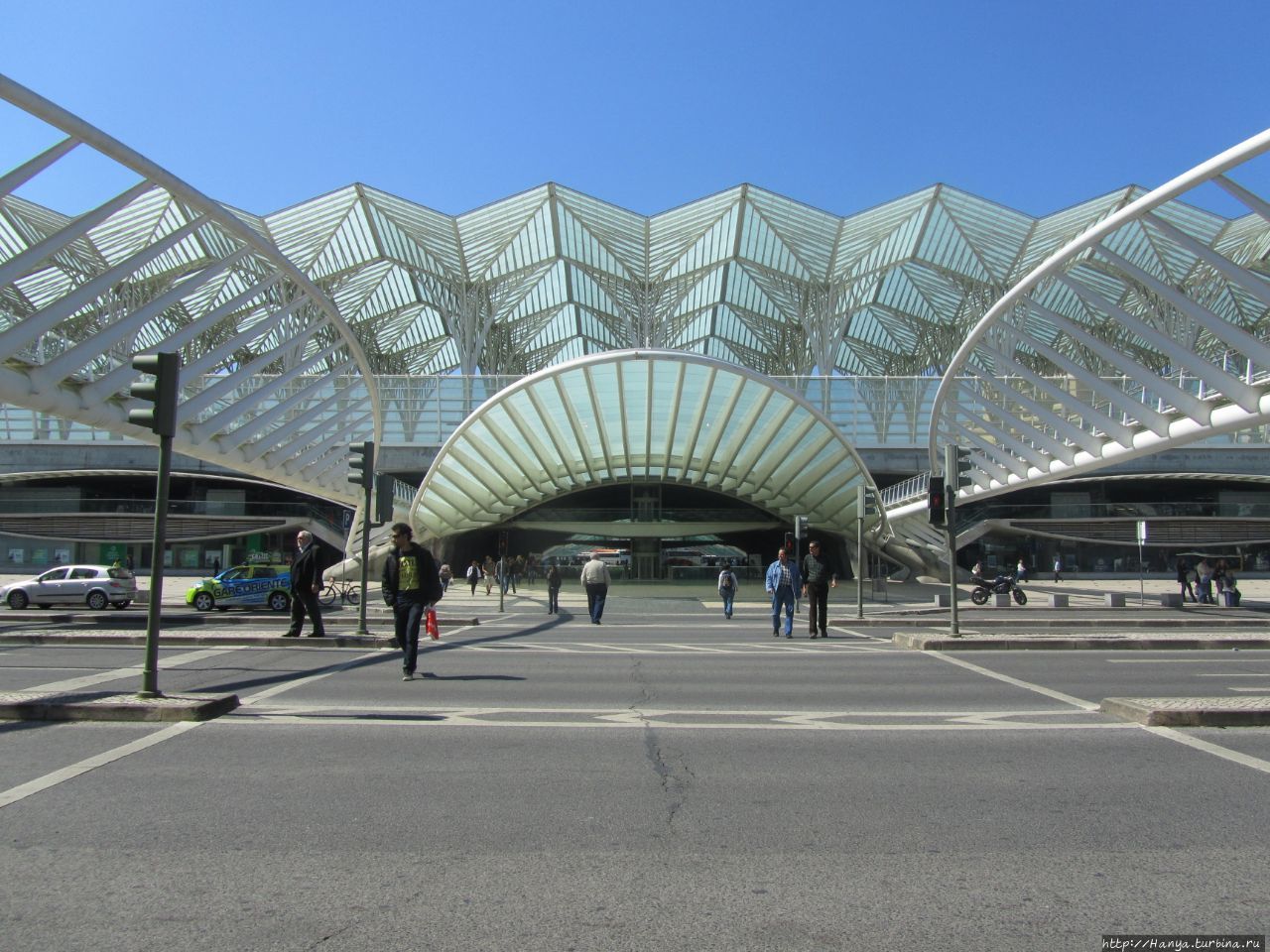 Железнодорожный вокзал Ориент Лиссабон, Португалия