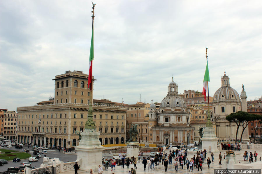 Площадь Венеции. Рим, Италия