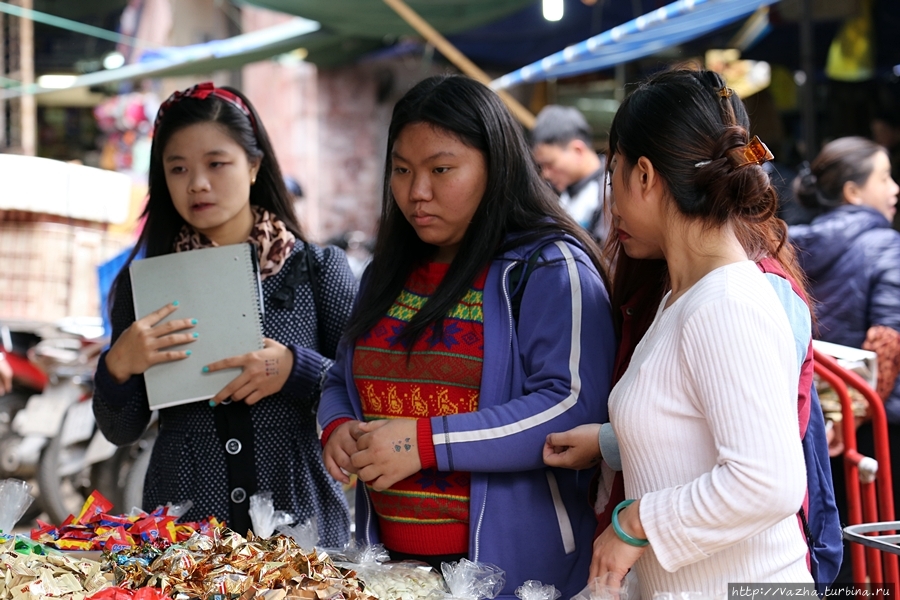 Рынок Ханоя Ханой, Вьетнам