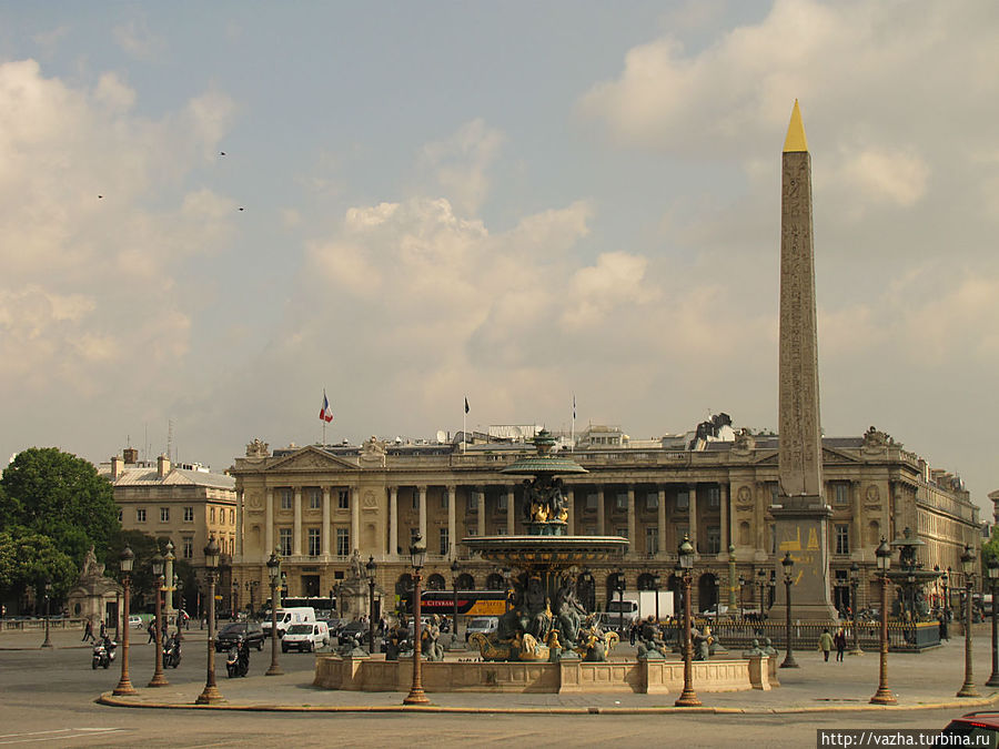 Площадь согласия Париж, Франция