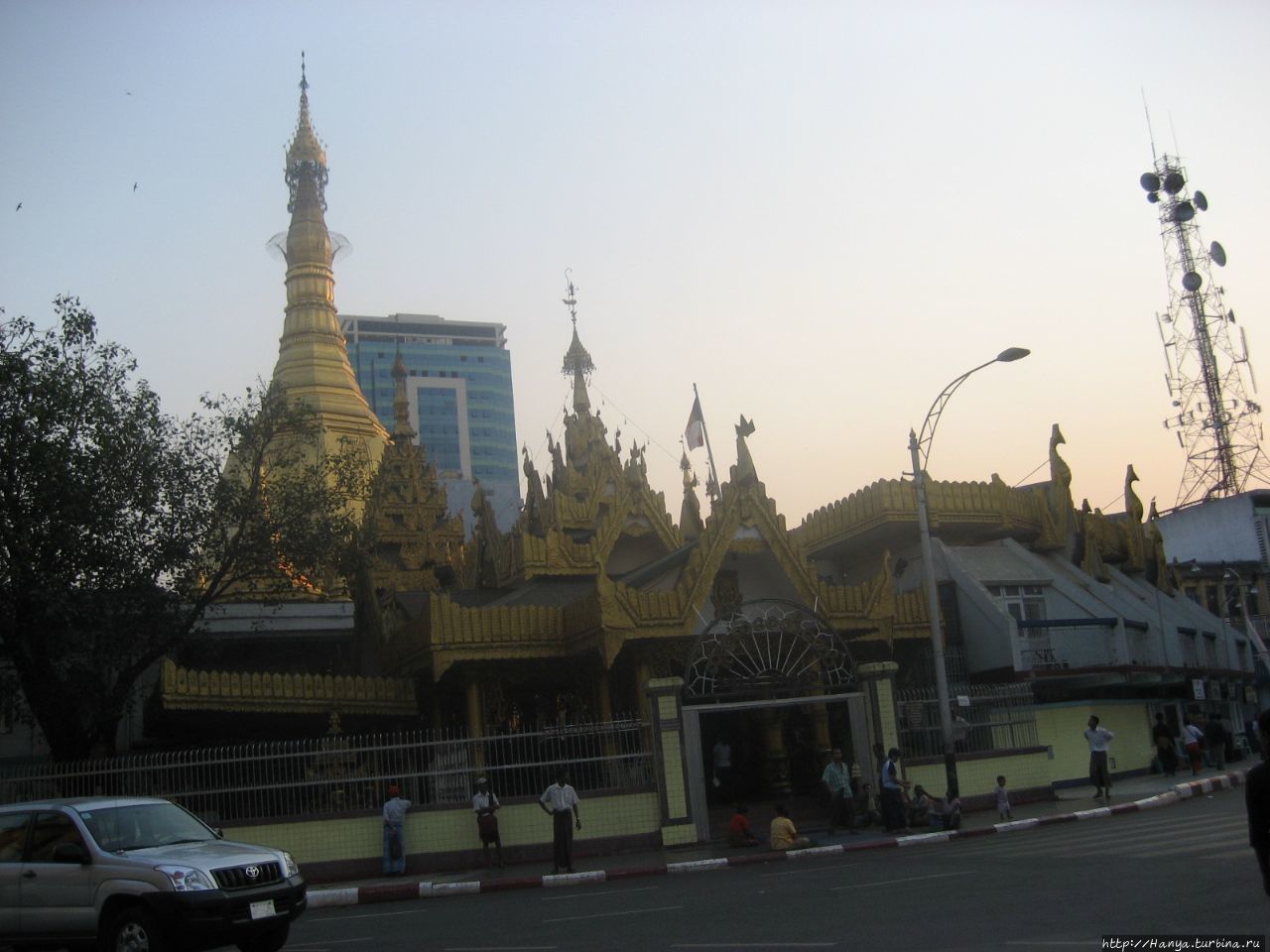 Пагода Суле в Янгуне Янгон, Мьянма