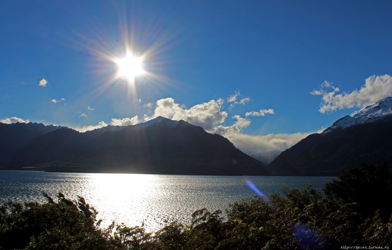 Озеро Ванака Озеро Ванака, Новая Зеландия