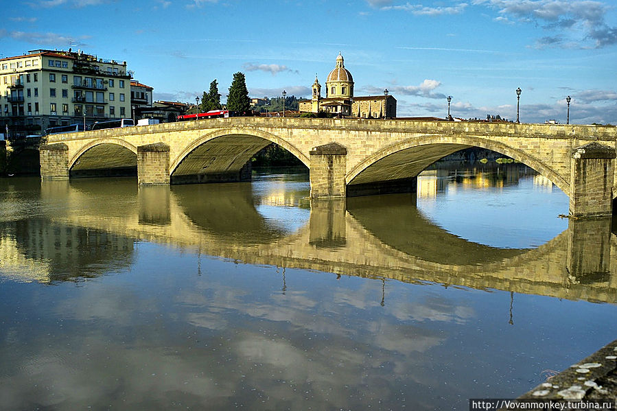 Мост Карайя (Ponte alla Carraia ) Флоренция, Италия