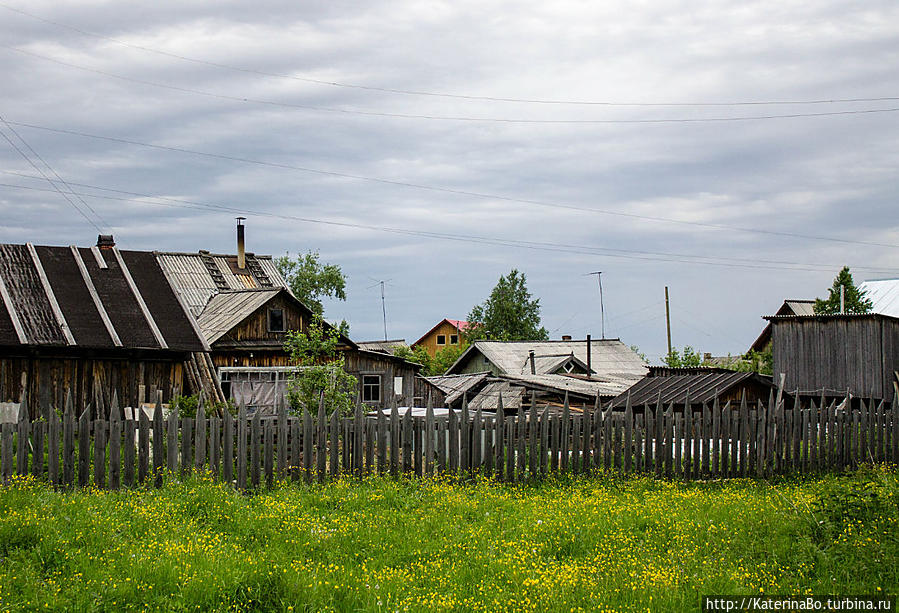 Троицко-Печорские улицы и дома. Республика Коми, Россия