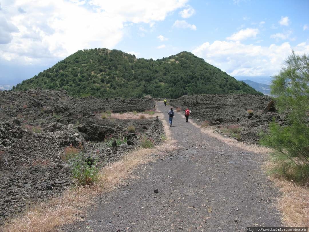 Долина Valle Sciara del Follone: вулкан Etna Вулкан Этна Национальный Парк (3350м), Италия