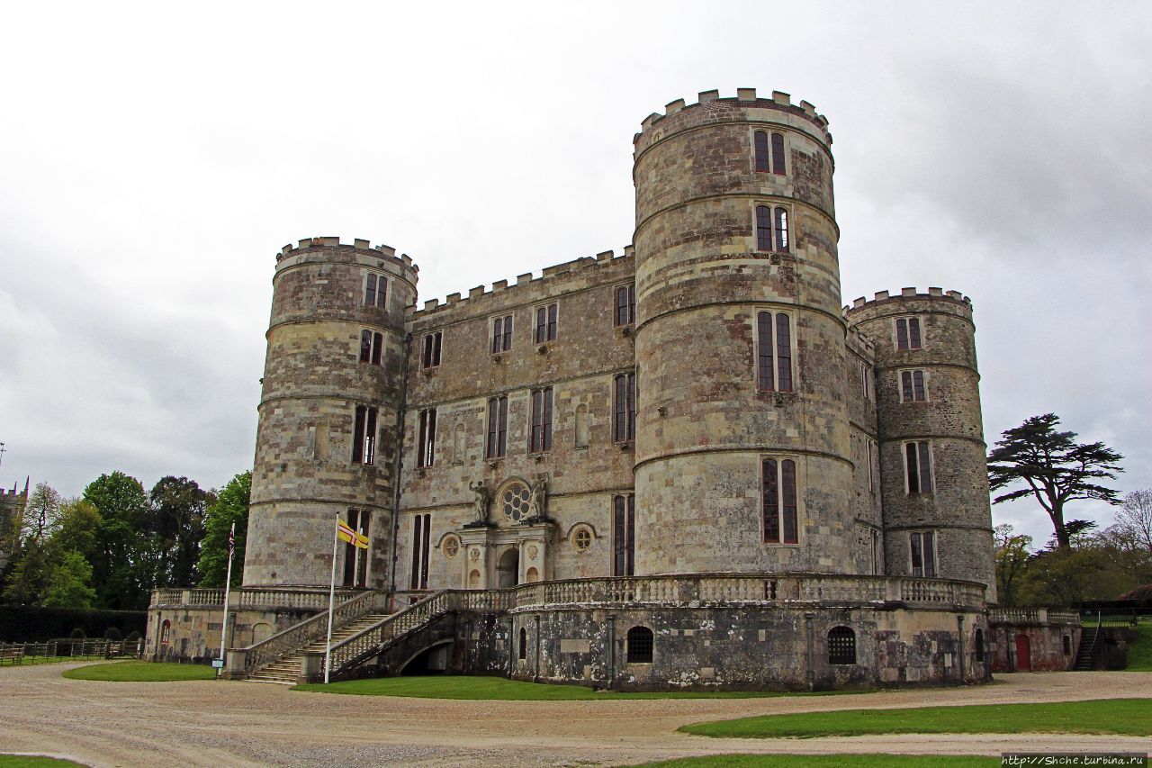 Замок Лалворт. Lulworth Castle. Замки Юга Англии. Достопримечательности Англии 16 век.