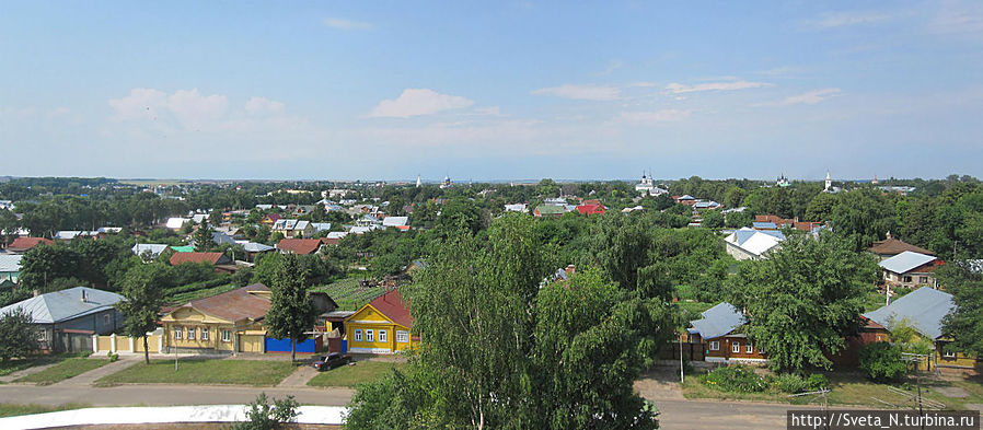 Вид с колокольни Васильевского монастыря